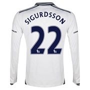 Tottenham Hotspur Home Shirt 2013/14 - Long Sleeve with Sigurdsson 22 printing