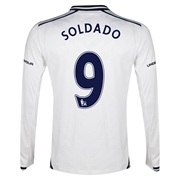 Tottenham Hotspur Home Shirt 2013/14 - Long Sleeve with Soldado 9 printing