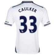 Tottenham Hotspur Home Shirt 2013/14 with Caulker 33 printing