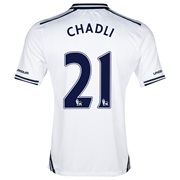 Tottenham Hotspur Home Shirt 2013/14 with Chadli 21 printing