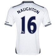 Tottenham Hotspur Home Shirt 2013/14 with Naughton 16 printing