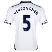 Tottenham Hotspur Home Shirt 2013/14 with Vertonghen 5 printing
