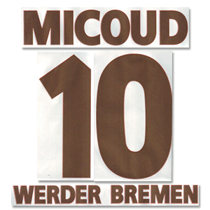 Micoud 10 05-07 Werder Bremen Home Official Name and Number