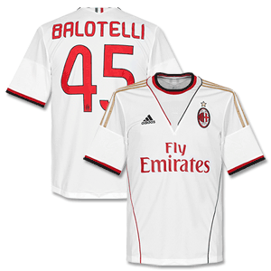 AC Milan Away Balotelli Shirt 2013 2014
