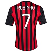 AC Milan Home Shirt 2013/14 with Robinho 7 printing