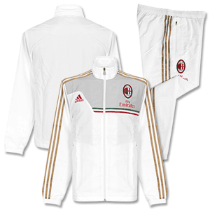 AC Milan White Presentation Tracksuit 2013 2014
