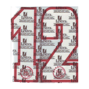 96-97 Ajax Home Loose Numbers - White/Red