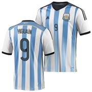 Argentina Home Shirt 2013/15 - Kids with Higuain 9 printing