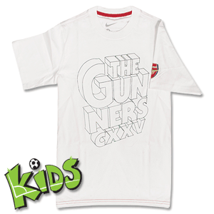 11-12 Arsenal Core T-Shirt - White - Boys