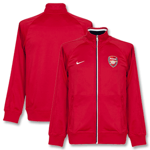 12-13 Arsenal Core Trainer Jacket - Red