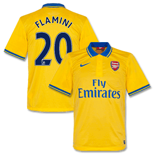 Arsenal Away Flamini Shirt 2013 2014