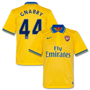 Arsenal Away Gnabry Shirt 2013 2014