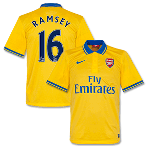 Arsenal Away Ramsey Shirt 2013 2014