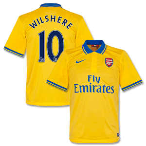 Arsenal Away Wilshere Shirt 2013 2014
