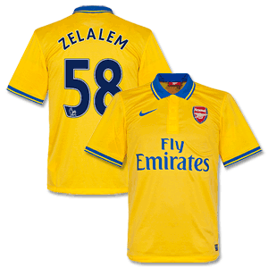Arsenal Away Zelalem Shirt 2013 2014