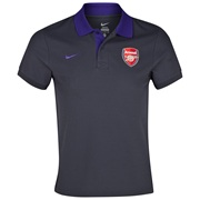 Arsenal Core Polo - Anthracite/Court Purple