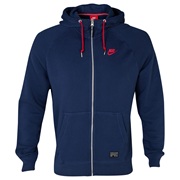 Arsenal Covert AW77 Full Zip Hoody Navy