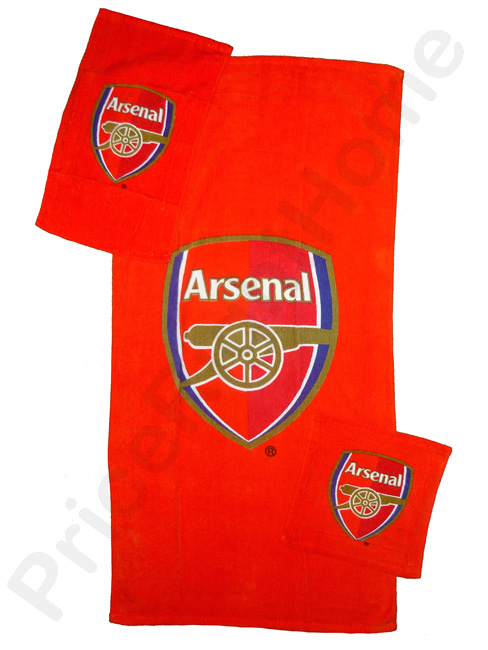 Arsenal FC 3 Piece Towel Set