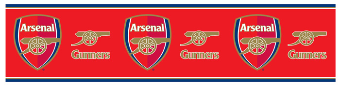 Arsenal FC Self Adhesive Wallpaper Border 5m