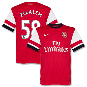 Arsenal Home Zelalem Shirt 2013 2014
