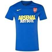 Arsenal Just Do It Core T-Shirt Blue