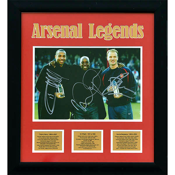 Arsenal Legends - Framed tribute presentation