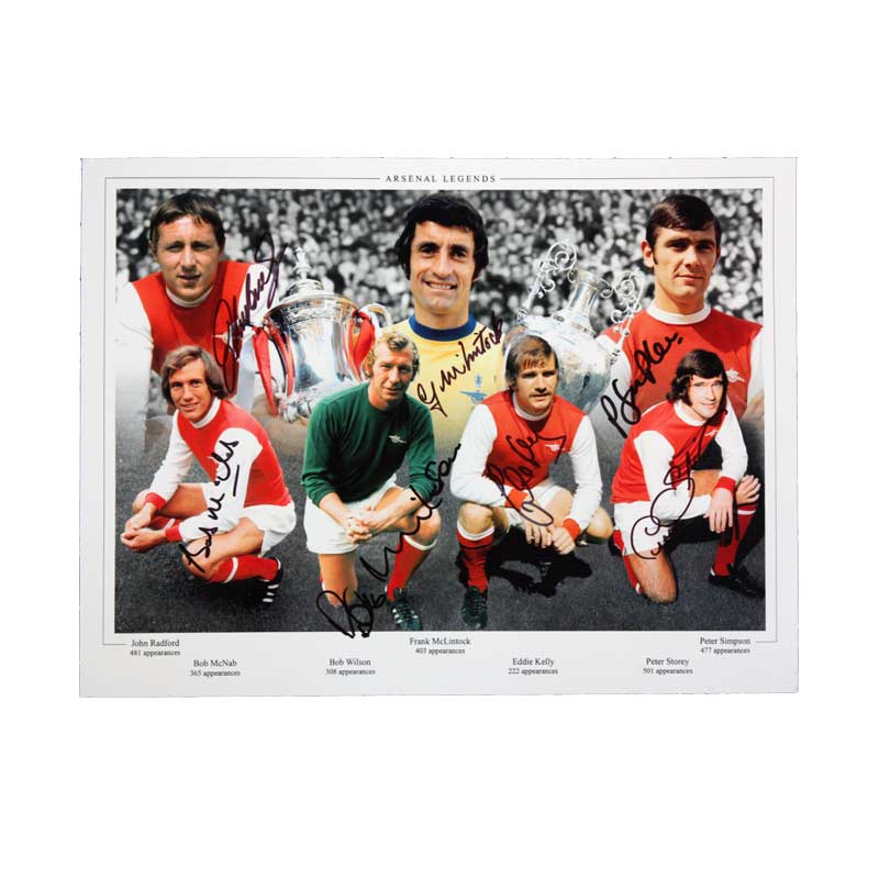 Arsenal Legends Signed Photo