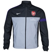 Arsenal Sideline Woven Jacket - Wolf Grey/Anthracite/Court Purple/White
