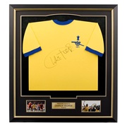 Arsenal Signed Charlie George Shirt - Framed
