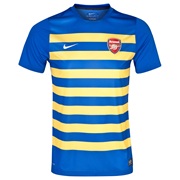 Arsenal Squad Short Sleeve Pre Match Top Blue