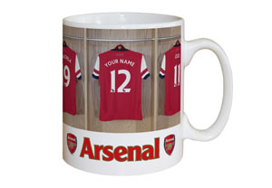 Personalised Arsenal Dressing Room Mug