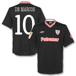 12-13 Athletic Bilbao Away Shirt + De Marcos 10 (Fan Style)