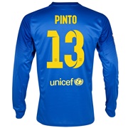 Barcelona Away Goalkeeper Shirt 2013/14 with Pinto 13 printing