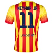 Barcelona Away Shirt 2013/14 - Kids with Neymar Jr 11 printing