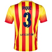 Barcelona Away Shirt 2013/14 - Kids with Pique 3 printing