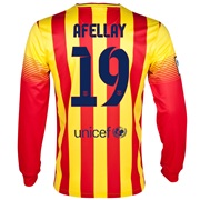 Barcelona Away Shirt 2013/14 - Long Sleeved with Afellay 19 printing