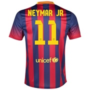 Barcelona Home Shirt 2013/14 with Neymar Jr 11 printing