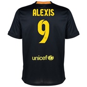Barcelona Third Shirt 2013/14 - Kids with Alexis 9 printing