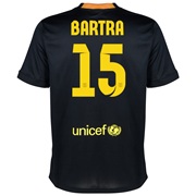 Barcelona Third Shirt 2013/14 - Kids with Bartra 15 printing
