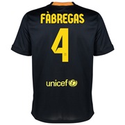 Barcelona Third Shirt 2013/14 - Kids with Fabregas 4 printing
