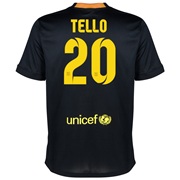 Barcelona Third Shirt 2013/14 - Kids with Tello 20 printing