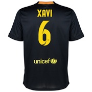Barcelona Third Shirt 2013/14 - Kids with Xavi 6 printing
