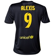 Barcelona Third Shirt 2013/14 - Womens with Alexis 9 printing