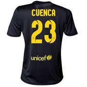 Barcelona Third Shirt 2013/14 - Womens with Cuenca 23 printing