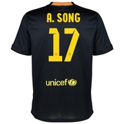 Barcelona Third Shirt 2013/14 with A. Song 17 printing