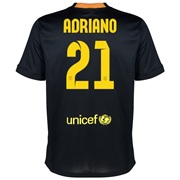 Barcelona Third Shirt 2013/14 with Adriano 21 printing