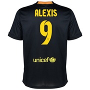 Barcelona Third Shirt 2013/14 with Alexis 9 printing