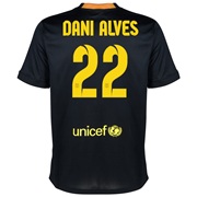 Barcelona Third Shirt 2013/14 with Dani Alves 22 printing