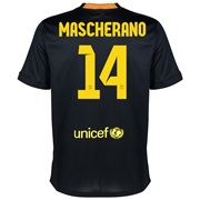 Barcelona Third Shirt 2013/14 with Mascherano 14 printing