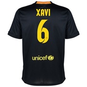Barcelona Third Shirt 2013/14 with Xavi 6 printing